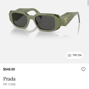 PRADA Olive Green Sunglasses BNIB always authentic. These are so nice
